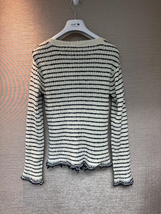 女款条纹针织毛衣010 商品图1
