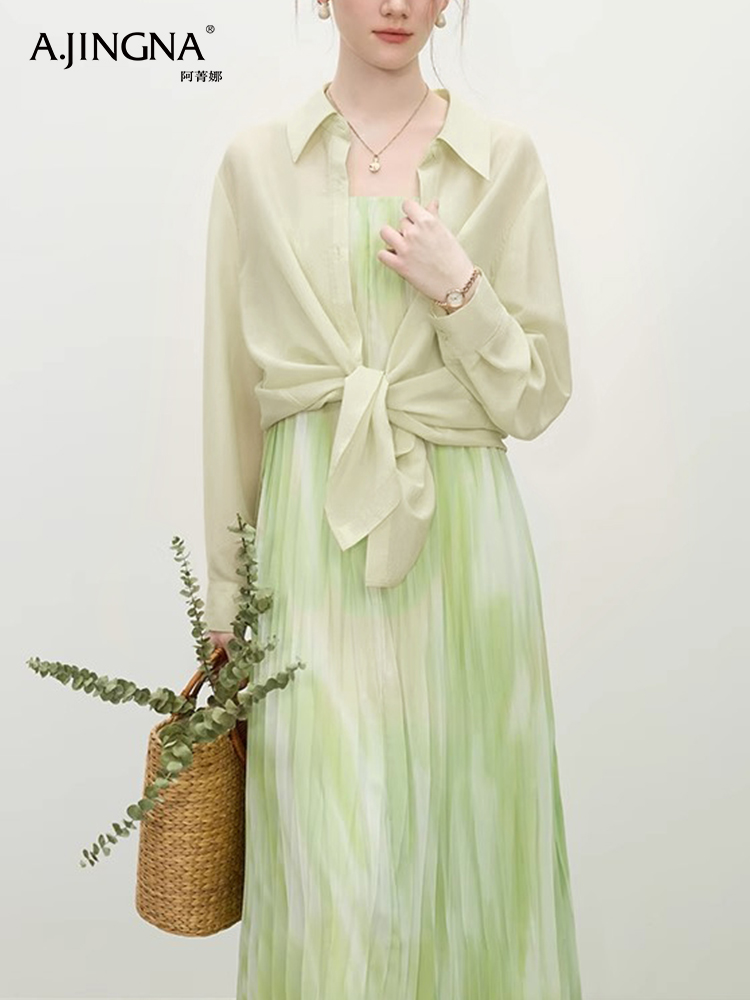 【解锁造型】阿菁娜凉爽天丝空调防晒衬衫F30X202057