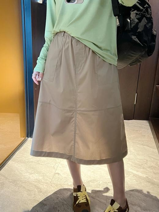 小禾2025秋季新款棉涤府绸半身裙 商品图2