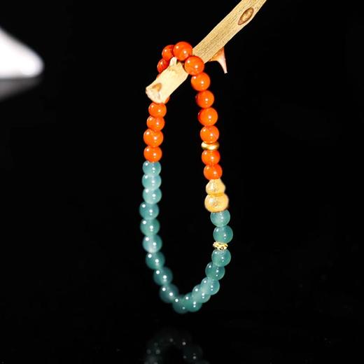 【福禄吉祥】蓝水南红手串5mm 商品图1