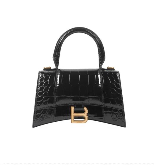 巴黎世家  Hourglass系列沙漏包 黑金！XS 号 S号 （LZ） 商品图1