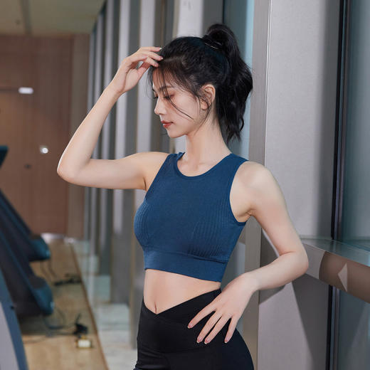 热卖！【超值2件装】AILISCOCO 镂空提花防震运动内衣 舒适透气 商品图1