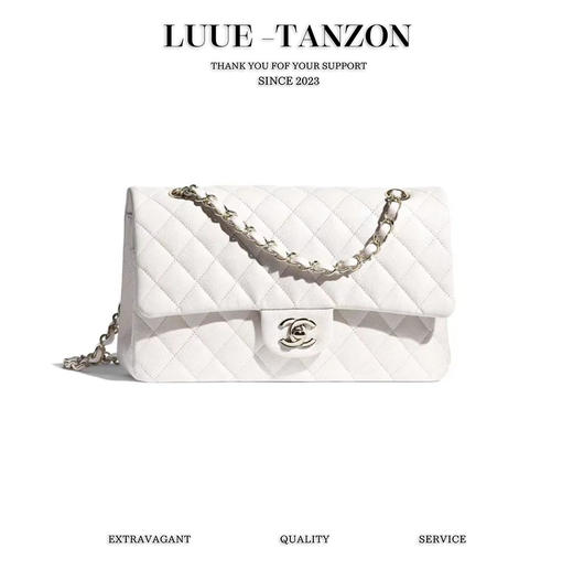 香奈儿-「Classic Flap」经典口盖包 仙女白（LZ） 商品图0