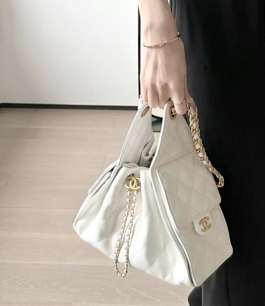 香奈儿 Chane 1 25Bag 嬉皮hobo小号白色（HH） 商品图8