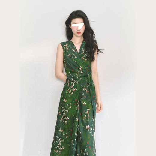 裁缝学苑AH37围裹一片式绑带无袖连衣裙纸样女装裙子样板图纸 商品图2