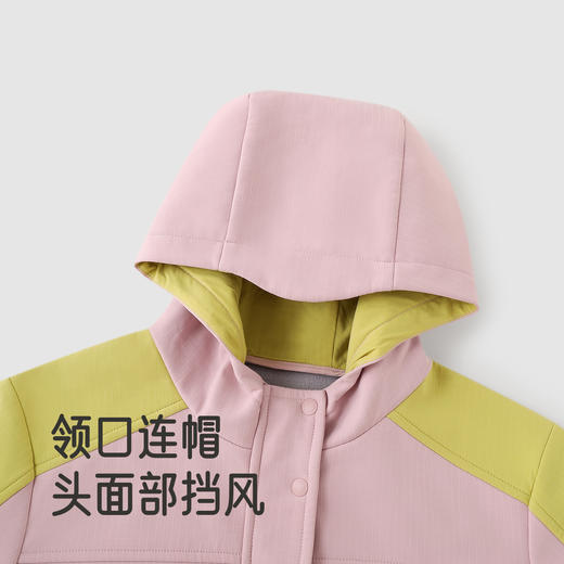 【商场同款】英氏儿童外套春秋女童连帽风衣防水加绒中大童外套 商品图2