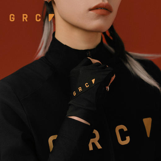 GRC桀骜无尽GOLD LABEL春夏山地公路车自行车男女短指骑行手套 商品图4