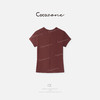 COCO ZONE 刘一一 圆领短袖松弛感简约通勤风短袖T恤 CD2A1606 商品缩略图3