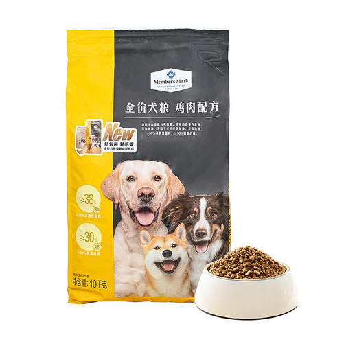 MM 山姆 Member's Mark 全价犬粮 鸡肉配方 10kg 商品图0