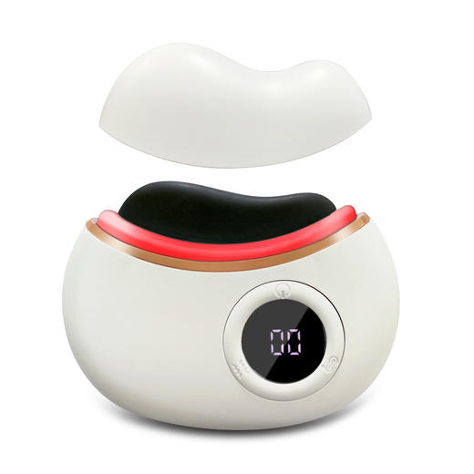 送精油【砭石电动刮痧仪】专用面部美容仪 智能加热刮痧仪 商品图4