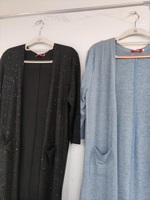 6318夏季新款长款风衣外披百搭气质镂空蕾丝网纱外搭防晒衣气质年轻薄A4-4 商品图0