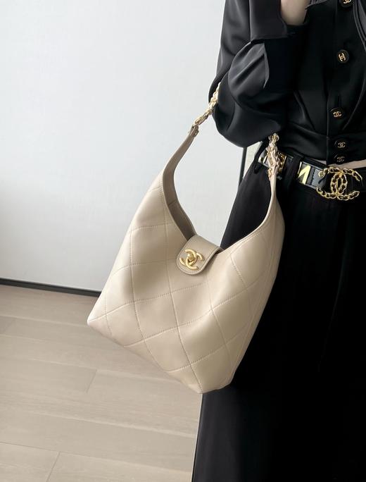 香奈儿 25P春夏 嬉皮包小号浅杏色（MM） 商品图3