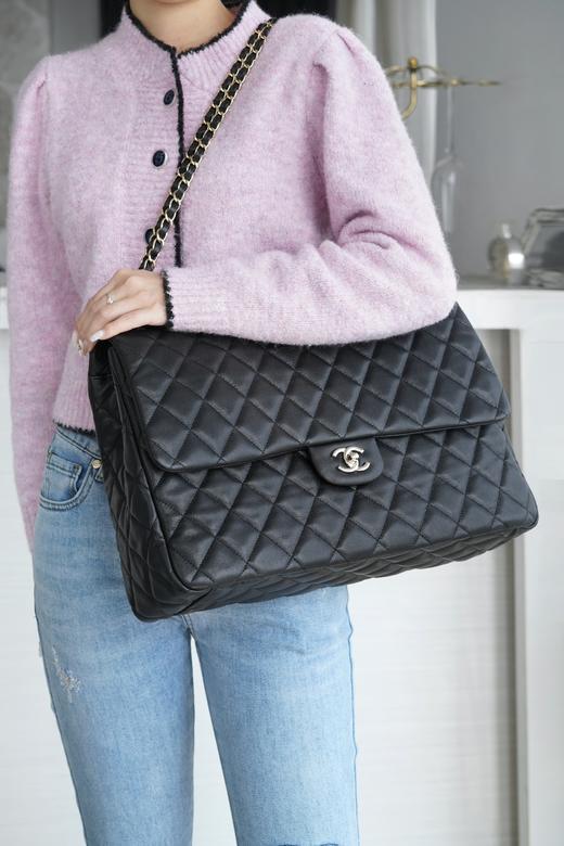 香奈儿   24C 新款“超大号CF”黑色 （LZ） 商品图2