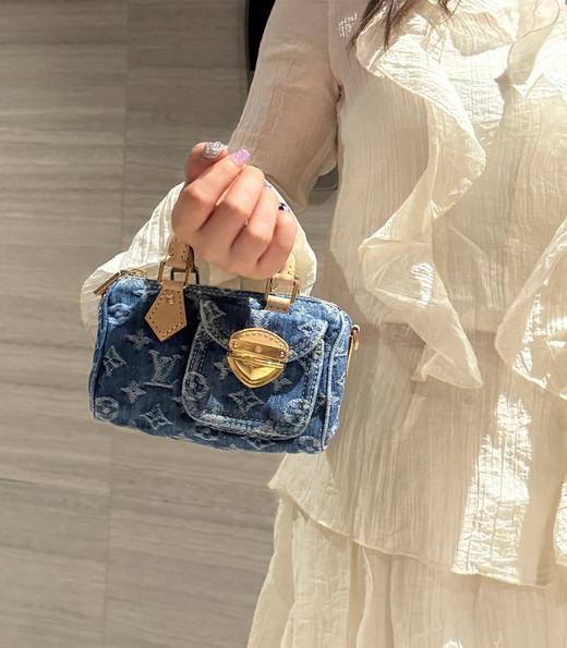 驴家Nano Speedy 牛仔布手袋 (JPH) 商品图3