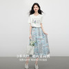 【07/23新品】熙世界波西米亚休闲套装女新款夏季印花T恤高腰复古半身裙两件套 商品缩略图2