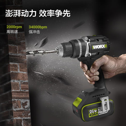 【疯狂星期四】20V锂电 冲击电钻（100N.M）裸机WE217 商品图0