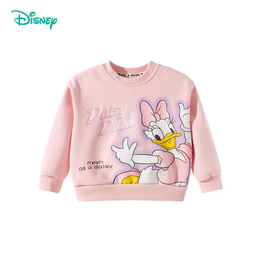 迪士尼宝宝童装套头卫衣2025秋季新款女孩甜美外穿上衣纯棉秋装ZD3ES029* 商品图4
