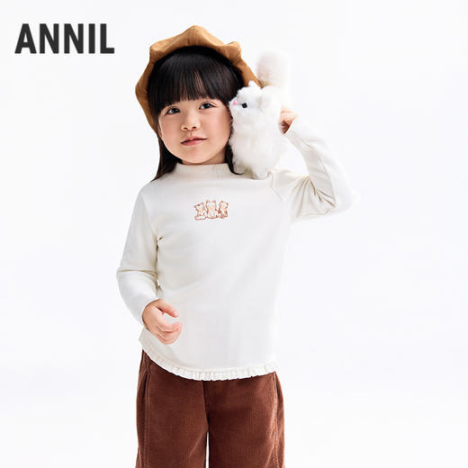 【实体店同款】女童长袖上衣冬季新款安奈儿童装XG541204 商品图0