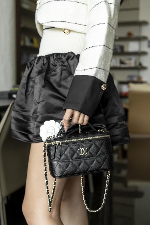 ChaneI 25c 新款 手柄盒子包 荔枝牛 方盒子（LZ） 商品图11