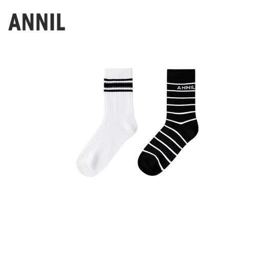 【专区任选2件49元】男女童中袜两双装秋季新款实体店同款安奈儿童装JM537259 商品图1