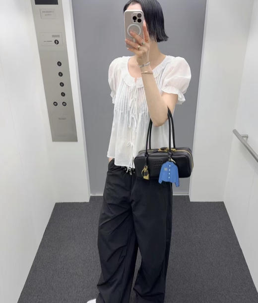 缪缪皮革手袋 小号迷你三色可选（HH） 商品图2