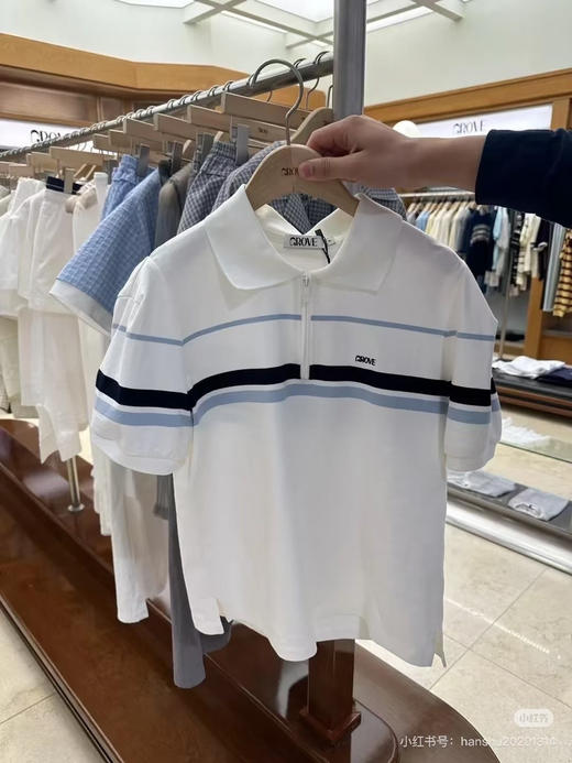 Miu 风 Polo 衫，夏日必入款！shou罄无补 商品图0