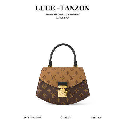 驴家TILSITT系列 手提斜跨扇子包(JPH) 商品图0