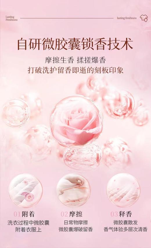 贝纯香薰洗衣凝露（粉色奇迹）3kg-1697  效期27.1.5 商品图4