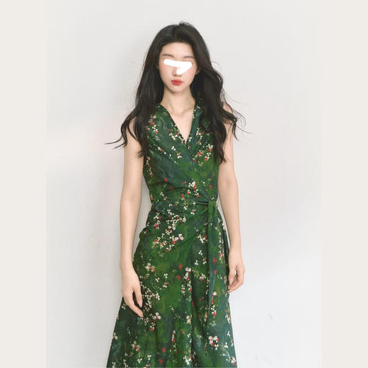 裁缝学苑AH37围裹一片式绑带无袖连衣裙纸样女装裙子样板图纸 商品图5