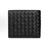 Bottega Veneta葆蝶家 编织对折 小牛皮 钱包 男款 黑色全（LZ*MM） 商品缩略图0