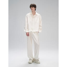 启世录TIWILLTANG“异境虚决”抗皱透气慵懒百搭异形长袖衬衫套装