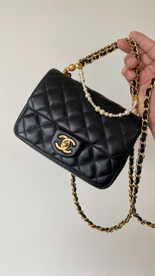 香奈儿 24P新品珍珠链方胖子双链（LZ） 商品图2