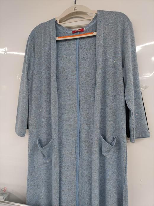 6318夏季新款长款风衣外披百搭气质镂空蕾丝网纱外搭防晒衣气质年轻薄A4-4 商品图1