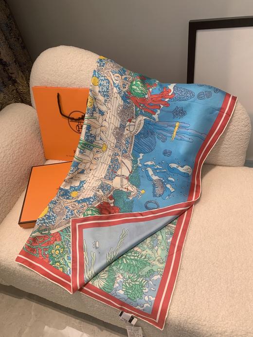 爱马仕围巾 专柜爆款立体呈现图案纹路实物档次极高（EJ*MM） 商品图8