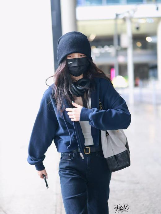 香奈儿 25A 品牌Logo 皮穿链 麂皮双拼 购物包单肩手提包 （LZ*MM） 商品图1