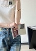 香奈儿经典护照夹 中球纹 奶灰色/淡金（MM） 商品缩略图9