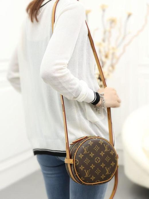 驴家Boite Chapeau Souple系列 PM 经典老花满印拉链开合 单肩斜挎包 小号 （MM） 商品图4