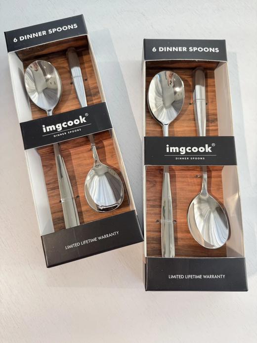 6支装29.9六件套勺子出口欧美厨具品牌SUS304食品级不锈钢外网售价11.42美元！折合要82元基地直邮 商品图3