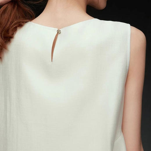 馥迦法式休闲荷叶边高级感无袖背心 商品图2