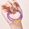 紫气东来紫水晶双圈福牌手串4mm 商品缩略图2