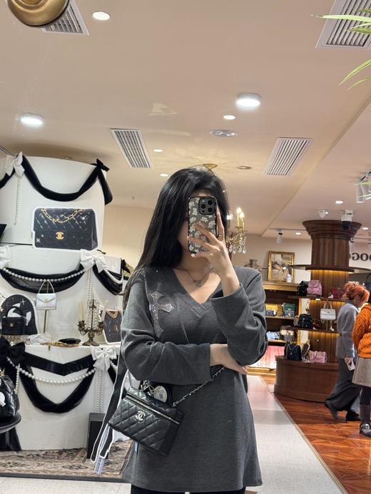 香奈儿 25c 饭盒包内里经典涂鸦银链logo手提包斜挎包小牛皮颗粒（LZ） 商品图3