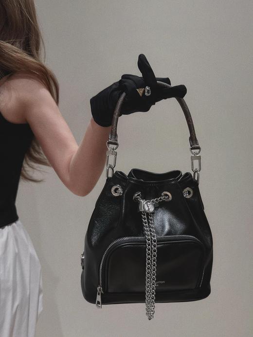 驴家LV NO WAY VIBE 金属配件滑动装饰 羊皮 单肩手提包 （LZ*MM） 商品图5