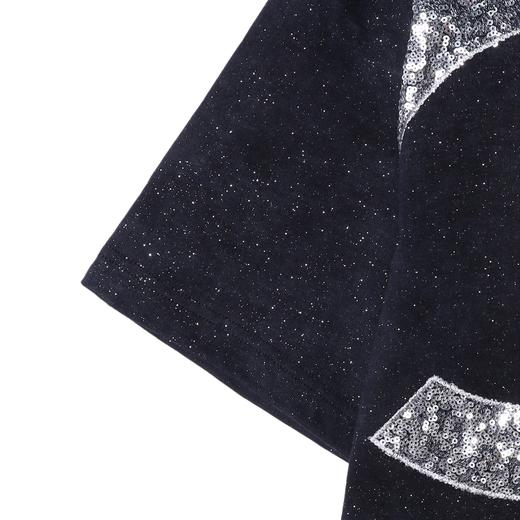 T4207SDSA夏季新款男士痞帅满天星亮片字母圆领短袖T恤百搭时尚上衣潮 商品图4