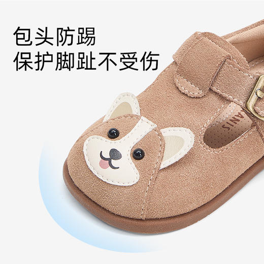 泰兰尼斯儿童勃肯鞋2025秋季新款女宝宝皮鞋复古软底男童休闲单鞋 T03T5C7980 商品图2