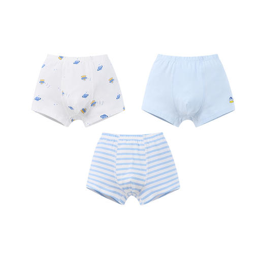 【实体店同款】男童平角裤三件装秋季新款安奈儿童装JB537231 商品图4