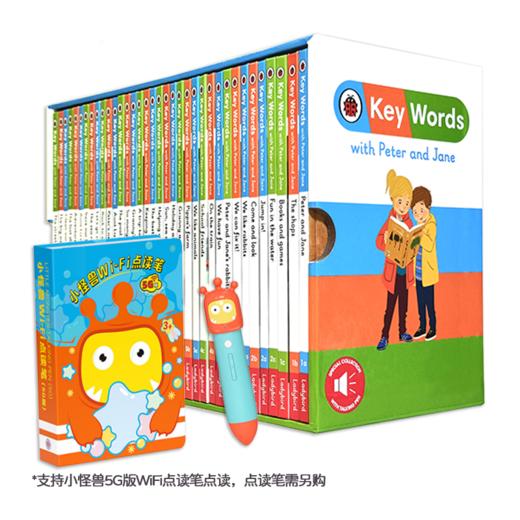 【盖世童书】 关键词分级阅读（36本）+小怪兽5G点读笔 商品图4