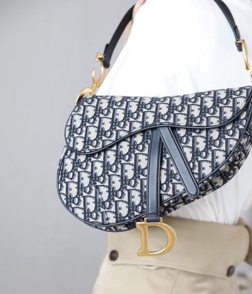 迪奥-Oblique  中号老花马鞍手袋（LZ） 商品图2