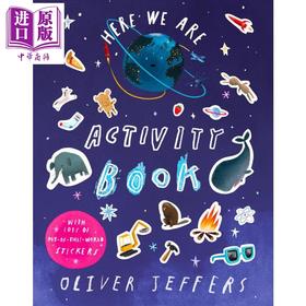 【中商原版】奥利弗.杰弗斯 我们在这里活动书 Oliver Jeffers Here We Are Activity Book 英文原版 儿童绘本读物 进口童书