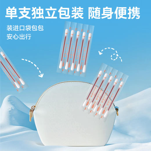 可孚碘伏棉签新生婴儿宝宝专用肚脐伤口一次性消毒医用消毒液棉棒 商品图3