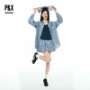 P&X设计师女装2025秋新款套装短裙825314167 蓝格 商品缩略图2